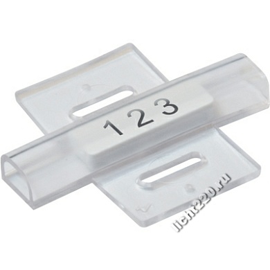 ABB держатель RINGT23 маркера для провода, кольцевой, прозрачный, закрытый, для толстых проводов (арт.: 1SNA235137R1400)