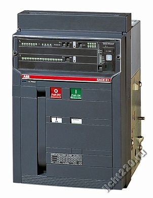 ABB Emax Автоматический выключатель стационарный E1B 1600 PR121/P-LI In=1600A 3p F HR (арт.: 1SDA055664R1)