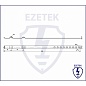 Ezetek Держатель проводника круглого 8 мм для водосточных труб 80-120 мм, медь (арт. EZ_91060)
