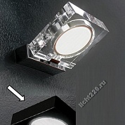 LL6350 - Настенно-потолочный светильник, серия CLEAR, Linea Light, Италия, цвет Черный