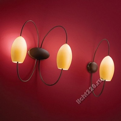 LL7041 - Настенный светильник, серия RETR?, Linea Light, Италия, цвет Коричневый