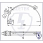 Ezetek Держатель проводника круглого 6-8 мм для конька серый, сталь оцинкованная (арт. EZ_90035)