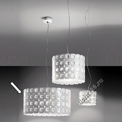 LL6824 - Подвесной светильник, серия GIS'LE, Linea Light, Италия, цвет белый
