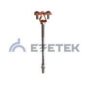 Ezetek Держатель проводника круглого 8-10 мм l=120, для бетонного фасада, медь (арт. EZ_90024)