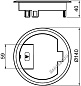 Лючок (люк) GES R2 с кабельным выводом 40х140 мм (полиамид, серый), IP40 [тип: GES R2 7011] OBO Bettermann 7405082
