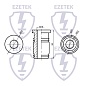 Ezetek Гайка запрессовочная М16 28 мм для молниеприемника (арт. EZ_90999)