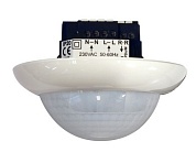 BEG (PD4-S-C-FM) Датчик SLAVE коридорный 360°, диаметр действия 40х20м., скрытый монтаж в установочную коробку / IP20 / белый (арт. BEG_92445)
