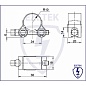 Ezetek Зажим для стержня Rd 17…19 мм, нержавеющая сталь (арт. EZ_90536)
