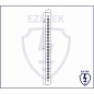 Ezetek ГЗШ (главная заземляющая шина) 20 подключений 600х40х4 мм, медь (арт. EZ_88987)