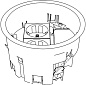 Монтажная коробка для лючка GES R2 120х85 мм (с розеткой VDE, полиамид) [тип: MT R2 VDE] OBO Bettermann 7408832