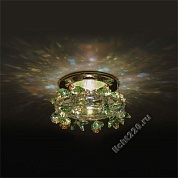 Kantarel Точечный светильник FLOWER BED COLOR light peridot, crystal AB