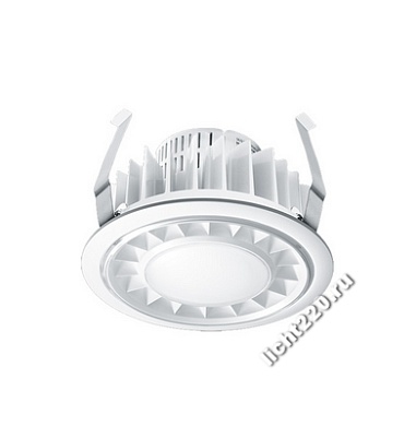 Встраиваемый потолочный светодиодный сенсорный светильник Steinel RS PRO DL LED 21W KW sensor  664619, IP 23, цвет белый, POWERLED WHITE  21, 21 Вт, угол 360°