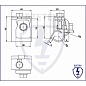 Ezetek Держатель проводника круглого 8-10 мм для желоба водостока (диаметр 16-22 мм), медь (арт. EZ_91080)