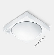 Сенсорные светильник для потолочного монтажа  Steinel DL 750 S WHT, 100Вт, угол охвата 360°, зона обнаружения до 20 м, 230В/50Гц, 2-2000лк, время включения 5сек - 15мин, опаловое стекло, белый, IP44 [650315]