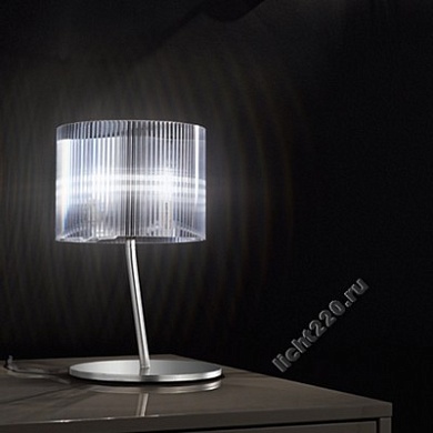 LL7214 - Настольная лампа, серия SHANGHAI, Linea Light, Италия, цвет сталь
