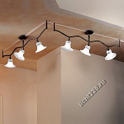 LL2653 - Настенно-потолочный светильник, серия MAMI, Linea Light, Италия, цвет Отделка под ржавчину