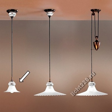 LL2644 - Подвесной светильник, серия MAMI, Linea Light, Италия, цвет Отделка под ржавчину