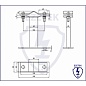 Ezetek Кронштейн для мачты на дымоход 150 мм стандарт (арт. EZ_90852)