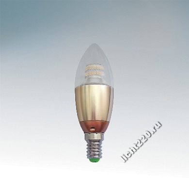 Lightstar Лампа LED 220V C35 Е14 6W=60W 360G CL/GD 3000K 20000H (арт. LIGHTSTAR_930522)