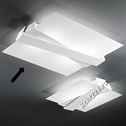LL7292 - Потолочный светильник, серия ZIG ZAG, Linea Light, Италия, цвет белый