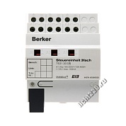 75313005Berker управляющее устройство, 3-канальное, 1-10 В 16 А, REG цвет: светло-серый instabus KNX/EIB (арт. B75313005)