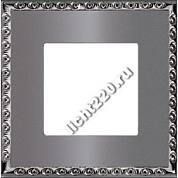 FEDE TOLEDO - Рамка на 1 пост, гор/верт., цвет graphite (FD01211GR)