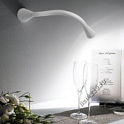 LL7220 - Настенный светильник, серия SNAKE, Linea Light, Италия, цвет белый