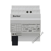 75311007Berker instabus KNX/EIB исполнительное устройство универсального диммера, 1-канальное, 500 Вт/ВA REG  цвет: светло-серый (арт. B75311007)