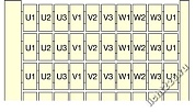 ABB маркировка RC610 10x(U1-U3-V1-V3-W1-W3) . (арт.: 1SNA233132R1500)