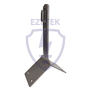 Ezetek Держатель проводника круглого 8-10 мм для конька, высота 110 мм, сталь оцинкованная (арт. EZ_91107)