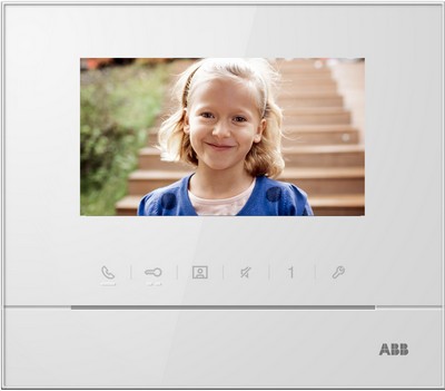 Абонентское устройство, видео 4,3, белый ABB M22311-W код заказа 2TMA070020W0057