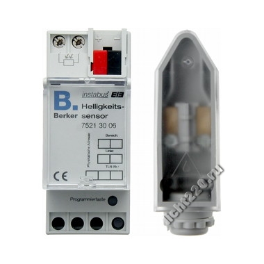 75213006Датчик освещенности Instabus KNX/EIB Berker, 3-канальный, REG (арт. B75213006)