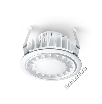 Встраиваемый потолочный светодиодный светильник Steinel RS PRO DL LED 21W Slave KW 664718, IP 23, цвет белый, POWERLED WHITE  21, 21 Вт