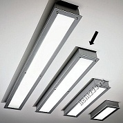 LL4622 - Настенно-потолочный светильник, серия WINDOW, Linea Light, Италия, цвет серый