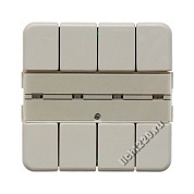 75164012Berker клавишный сенсор с полем для надписей, 4-канальный цвет: белый, с блеском Modul 2 (арт. B75164012)