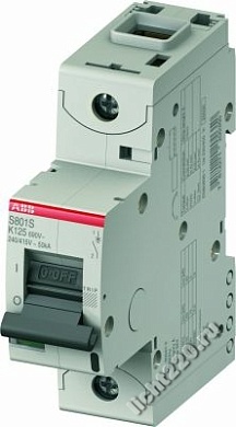 ABB Автоматический выключатель 1-полюсный S801S K125 (арт.: 2CCS861001R0647)