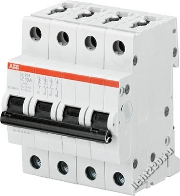 ABB Автоматический выключатель 4-полюсный S204 Z1 (арт.: 2CDS254001R0218)