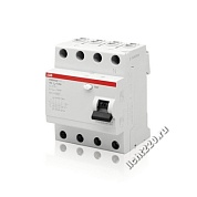 ABB Выключатель дифференциального тока (УЗО) 4мод. FH204 AC-63/0,03 (арт.: 2CSF204004R1630)