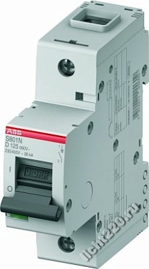 ABB Автоматический выключатель 1-полюсный S801N D63 (арт.: 2CCS891001R0631)