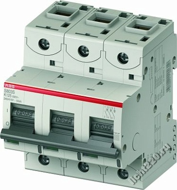 ABB Автоматический выключатель 3-полюсный S803S-UCK100 (арт.: 2CCS863001R1637)