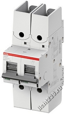 ABB Выключатель автоматический 2-полюсный S802S-C20-R (арт.: 2CCS862002R0204)